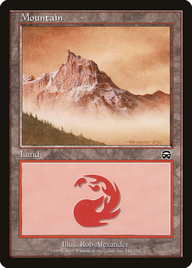 Mountain (346) [Mercadian Masques] Magic: The Gathering