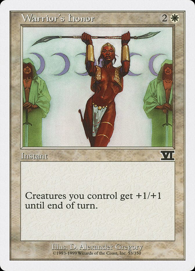 Warrior's Honor [Classic Sixth Edition] Magic: The Gathering