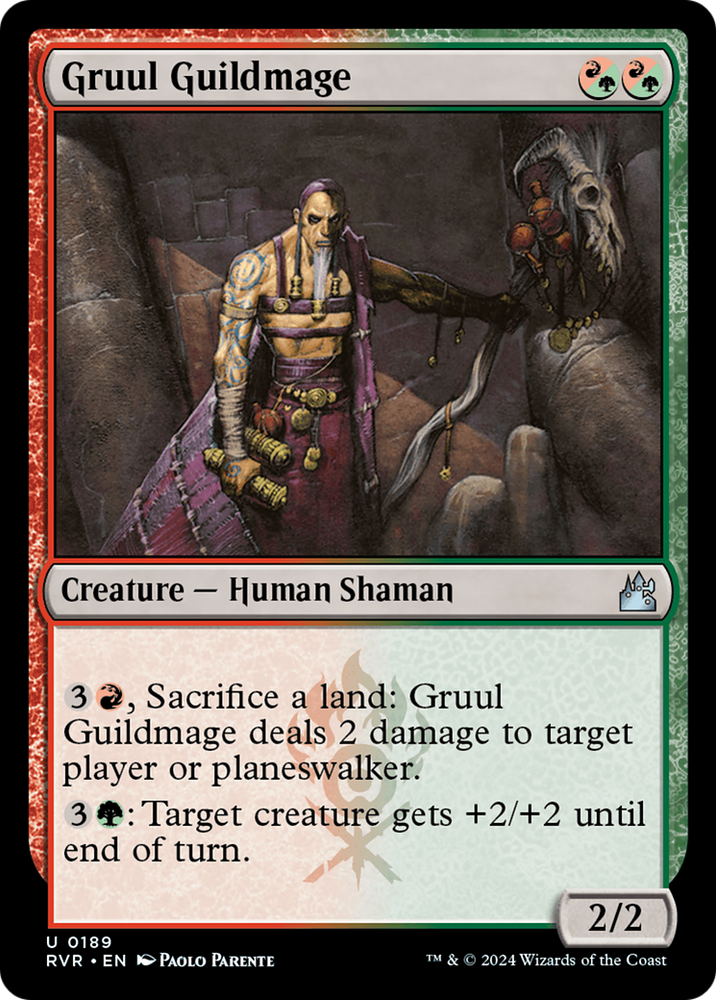 Gruul Guildmage [Ravnica Remastered] Magic: The Gathering