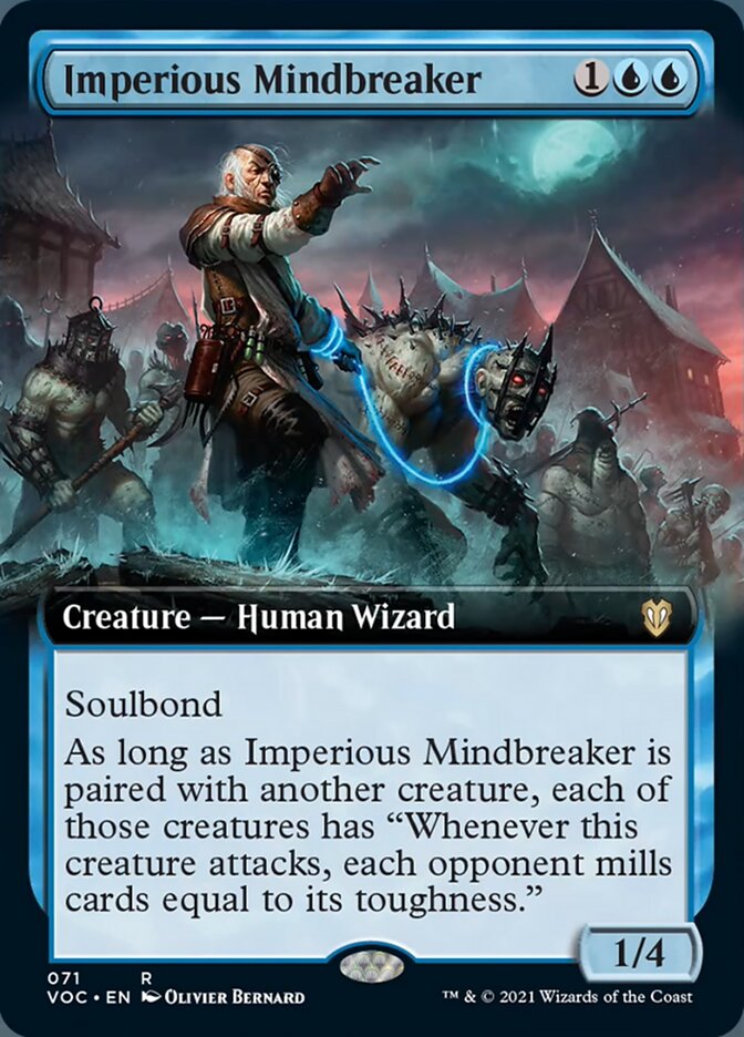 Imperious Mindbreaker (Extended Art) [Innistrad: Crimson Vow Commander] Magic: The Gathering
