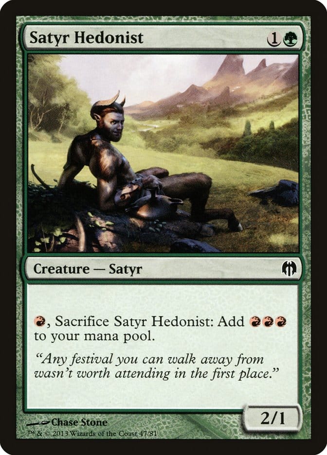 Satyr Hedonist [Duel Decks: Heroes vs. Monsters] Magic: The Gathering