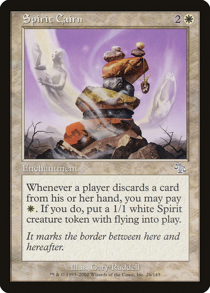 Spirit Cairn [Judgment] Magic: The Gathering