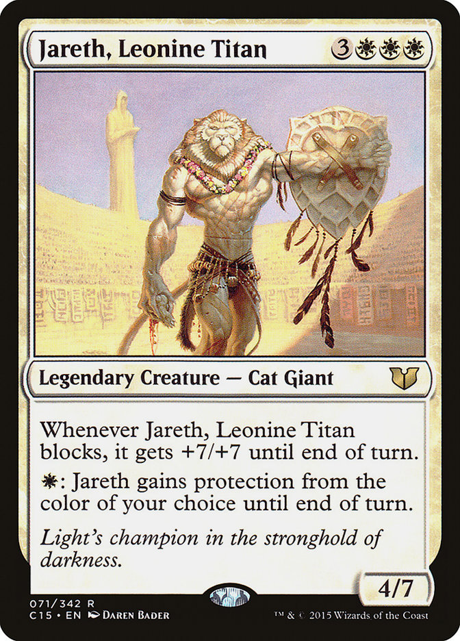 Jareth, Leonine Titan [Commander 2015] Magic: The Gathering