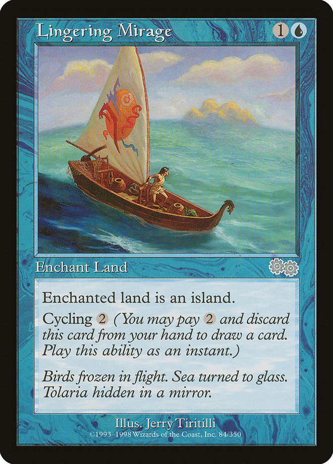 Lingering Mirage [Urza's Saga] Magic: The Gathering