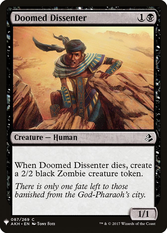 Doomed Dissenter [Mystery Booster] Magic: The Gathering