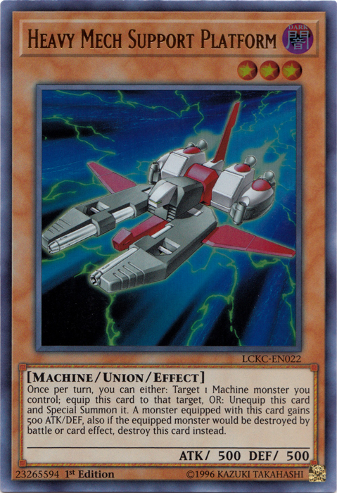 Heavy Mech Support Platform [LCKC-EN022] Ultra Rare Yu-Gi-Oh!