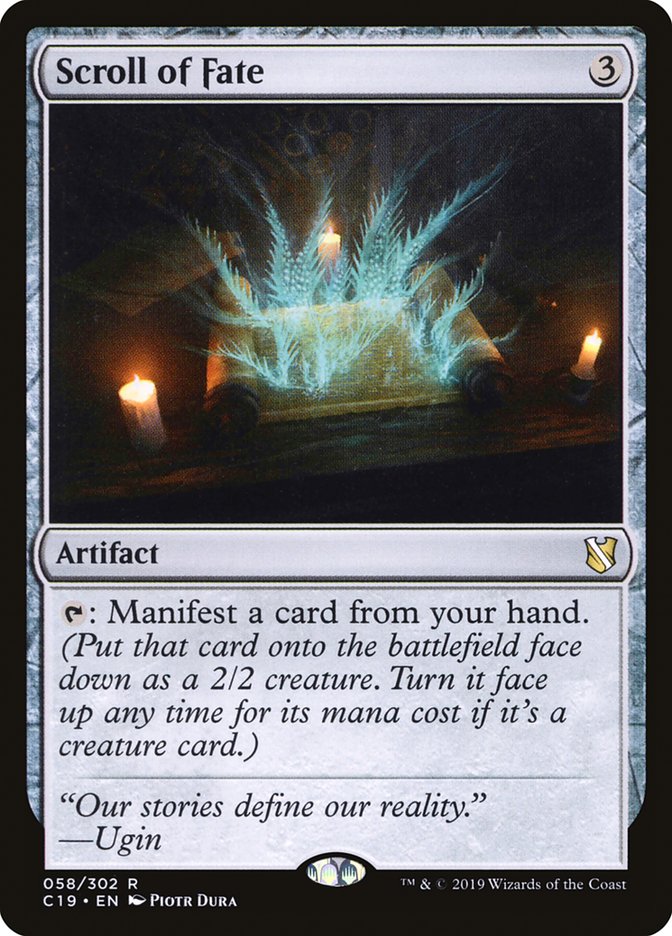 Scroll of Fate [Commander 2019] Magic: The Gathering