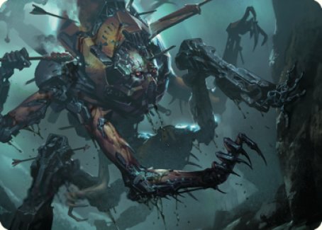 Scrapwork Rager Art Card [The Brothers' War Art Series] Magic: The Gathering