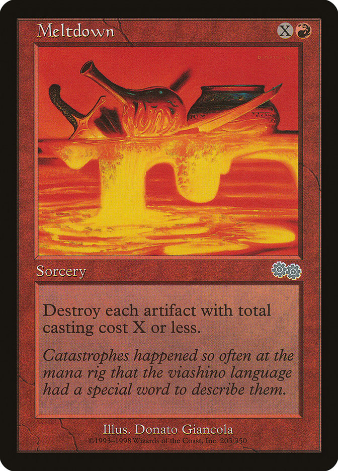 Meltdown [Urza's Saga] Magic: The Gathering