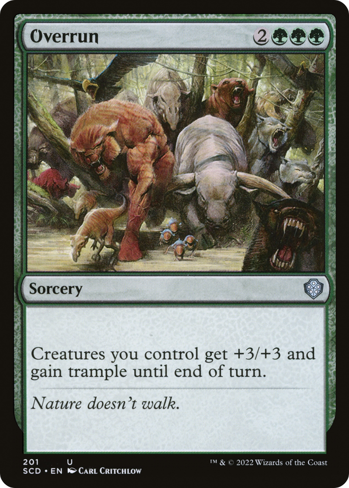 Overrun [Starter Commander Decks] Magic: The Gathering