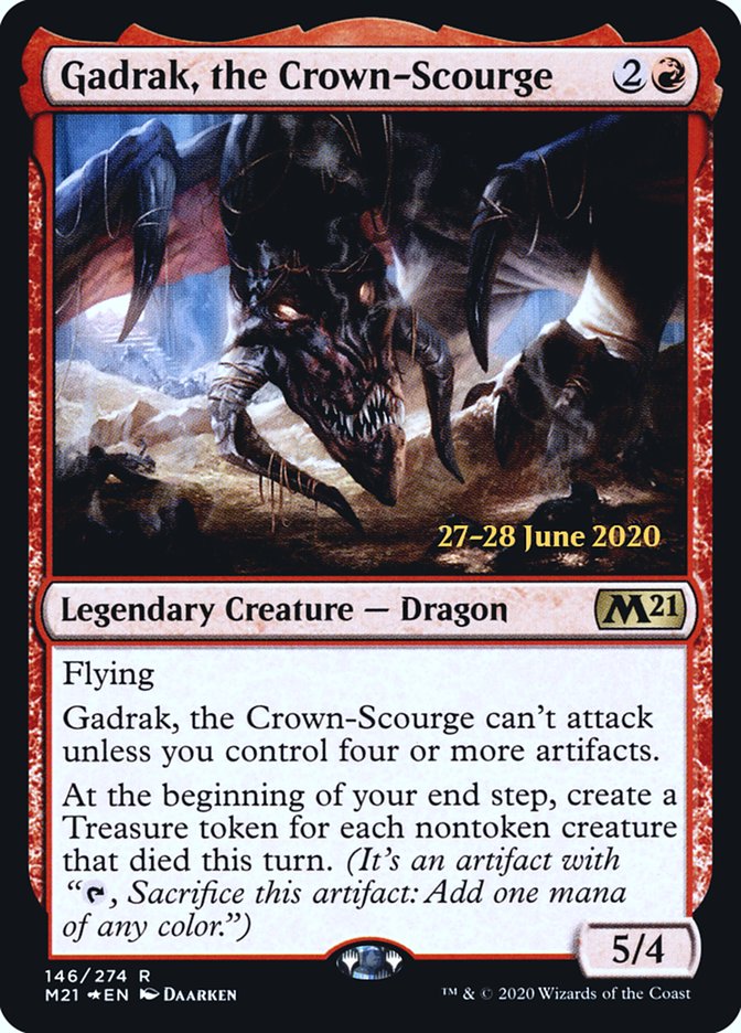 Gadrak, the Crown-Scourge [Core Set 2021 Prerelease Promos] Magic: The Gathering