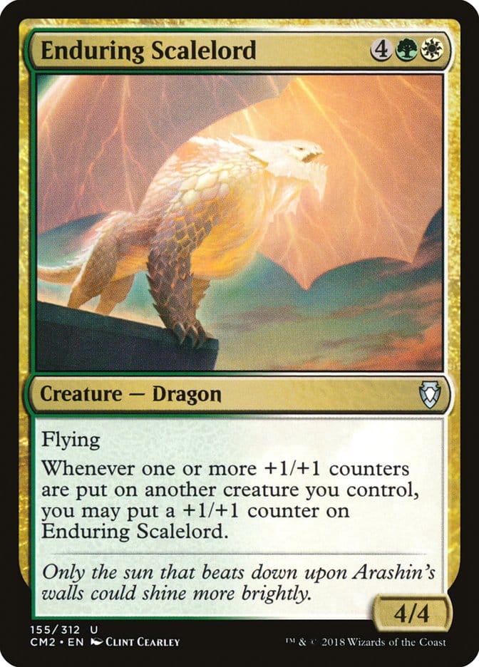 Enduring Scalelord [Commander Anthology Volume II] Magic: The Gathering