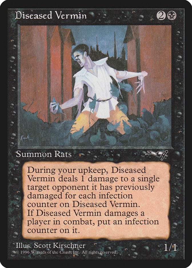 Diseased Vermin [Alliances] Magic: The Gathering
