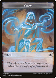 Cat // Copy Double-Sided Token [Zendikar Rising Tokens] Magic: The Gathering