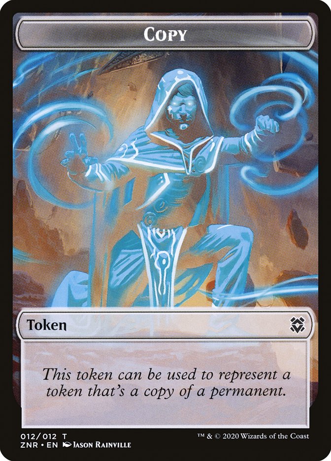 Cat Beast // Copy Double-Sided Token [Zendikar Rising Tokens] Magic: The Gathering
