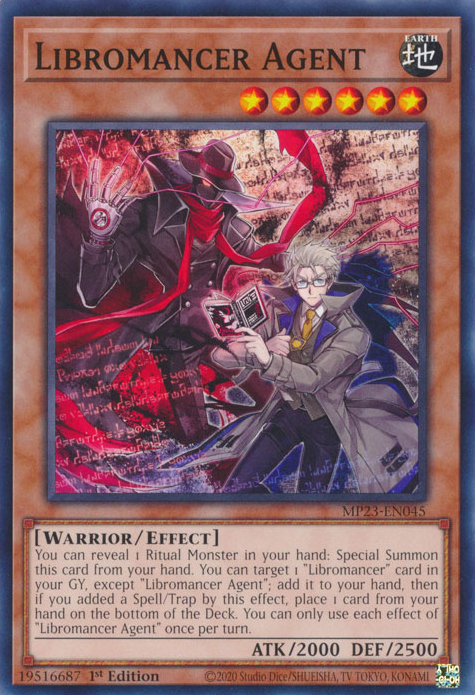 Libromancer Agent [MP23-EN045] Common - Yugioh Cards For Your TCG Needs!