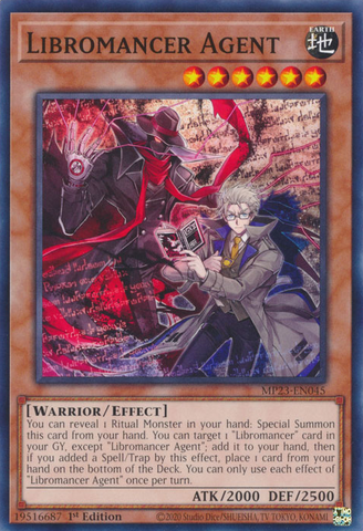 Libromancer Agent [MP23-EN045] Common - Yugioh Cards For Your TCG Needs!
