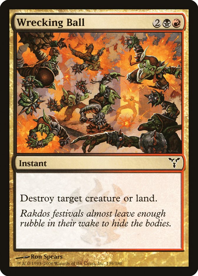 Wrecking Ball [Dissension] Magic: The Gathering