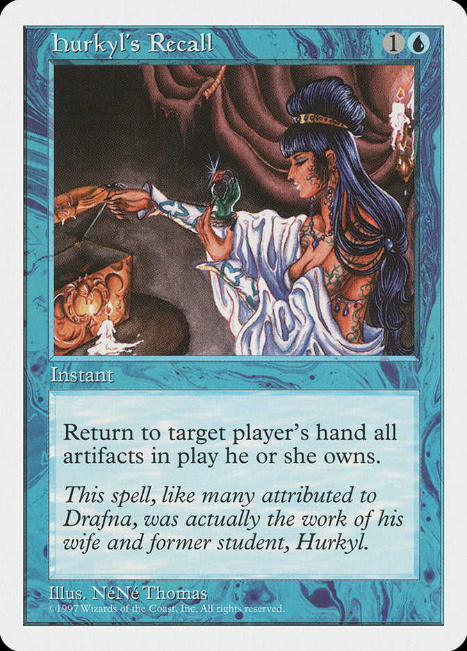 Hurkyl's Recall [Fifth Edition] Magic: The Gathering