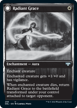 Radiant Grace // Radiant Restraints [Innistrad: Double Feature] Magic: The Gathering