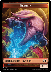 Eldrazi Spawn // Gremlin Double-Sided Token [Modern Horizons 3 Tokens] Magic: The Gathering