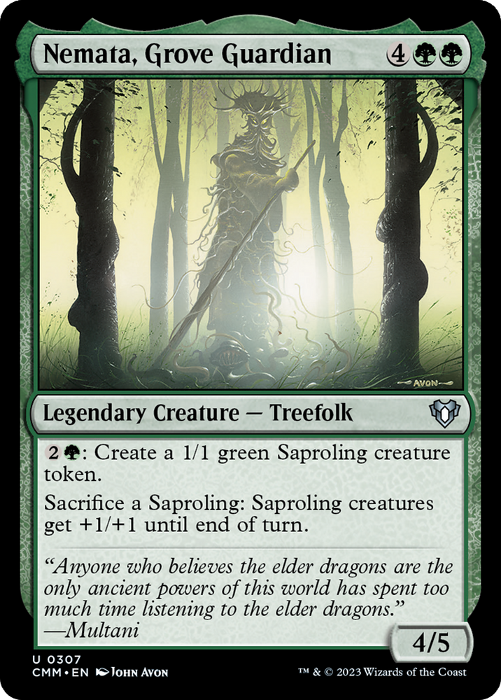 Nemata, Grove Guardian [Commander Masters] Magic: The Gathering