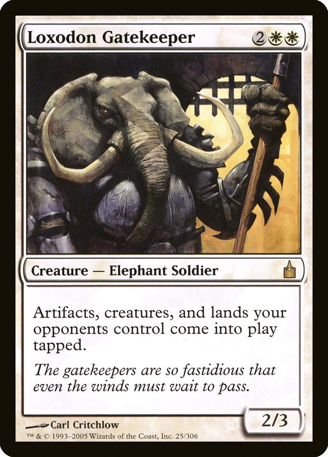 Loxodon Gatekeeper [Ravnica: City of Guilds] Magic: The Gathering