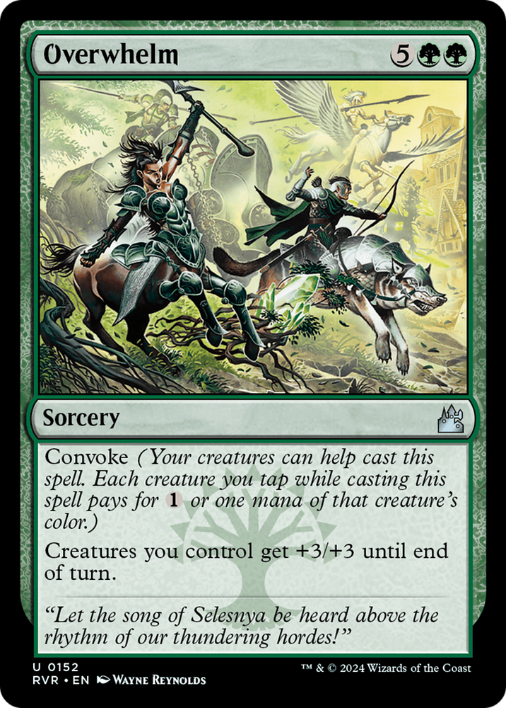 Overwhelm [Ravnica Remastered] Magic: The Gathering