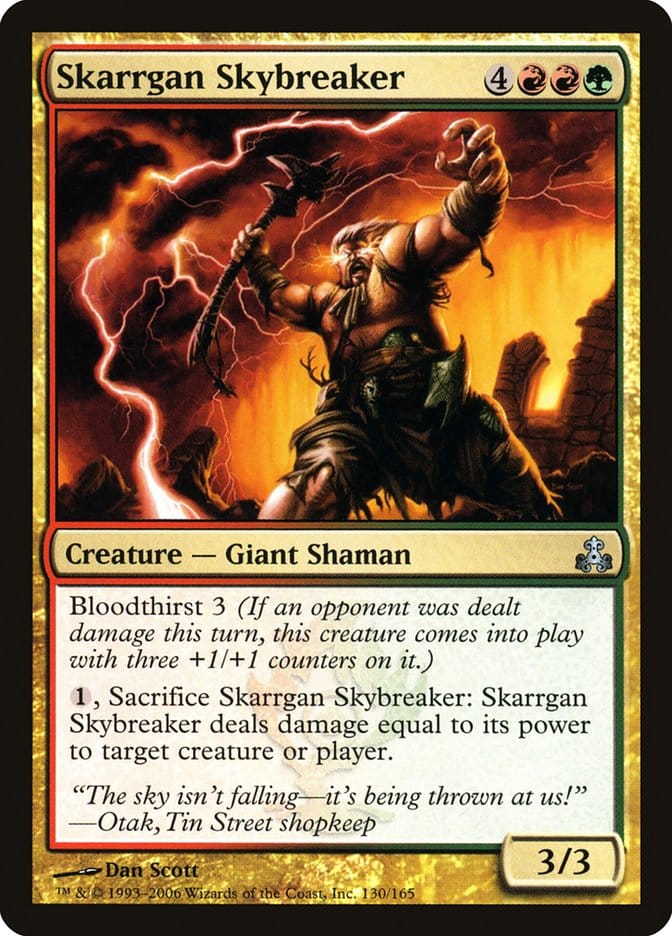 Skarrgan Skybreaker [Guildpact] Magic: The Gathering