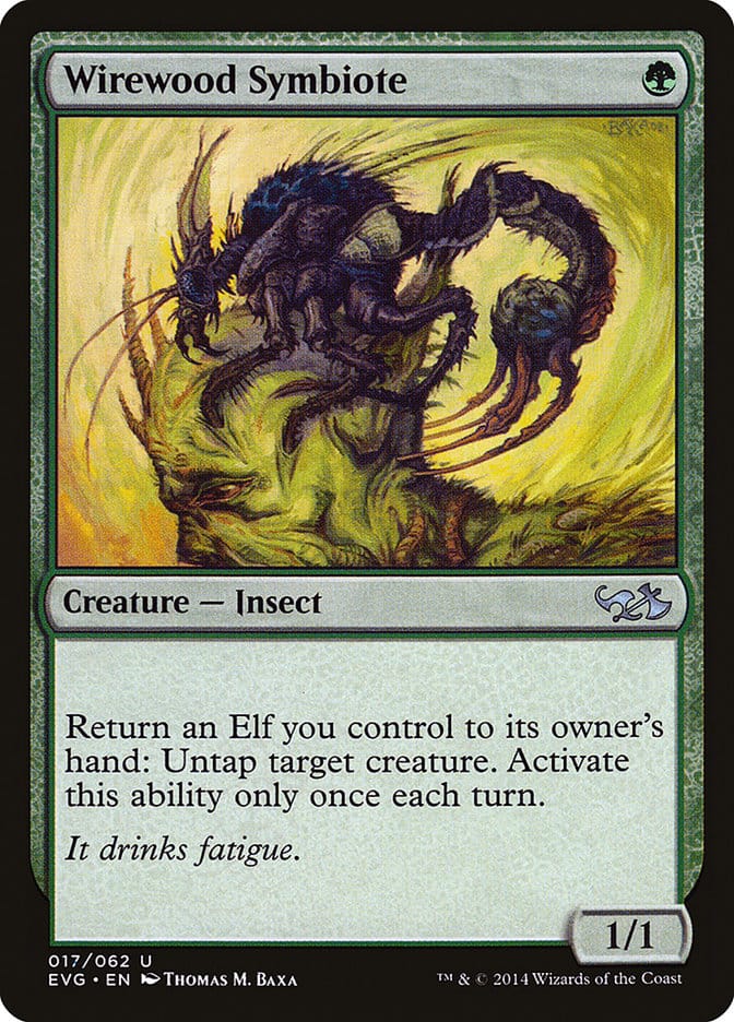 Wirewood Symbiote (Elves vs. Goblins) [Duel Decks Anthology] Magic: The Gathering