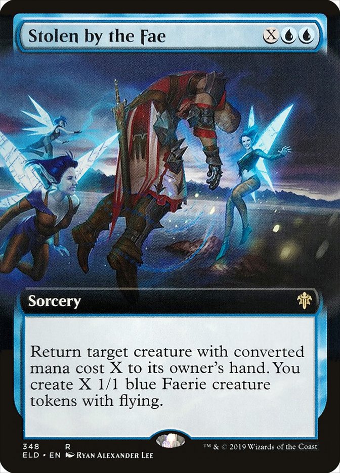 Stolen by the Fae (Extended Art) [Throne of Eldraine] Magic: The Gathering