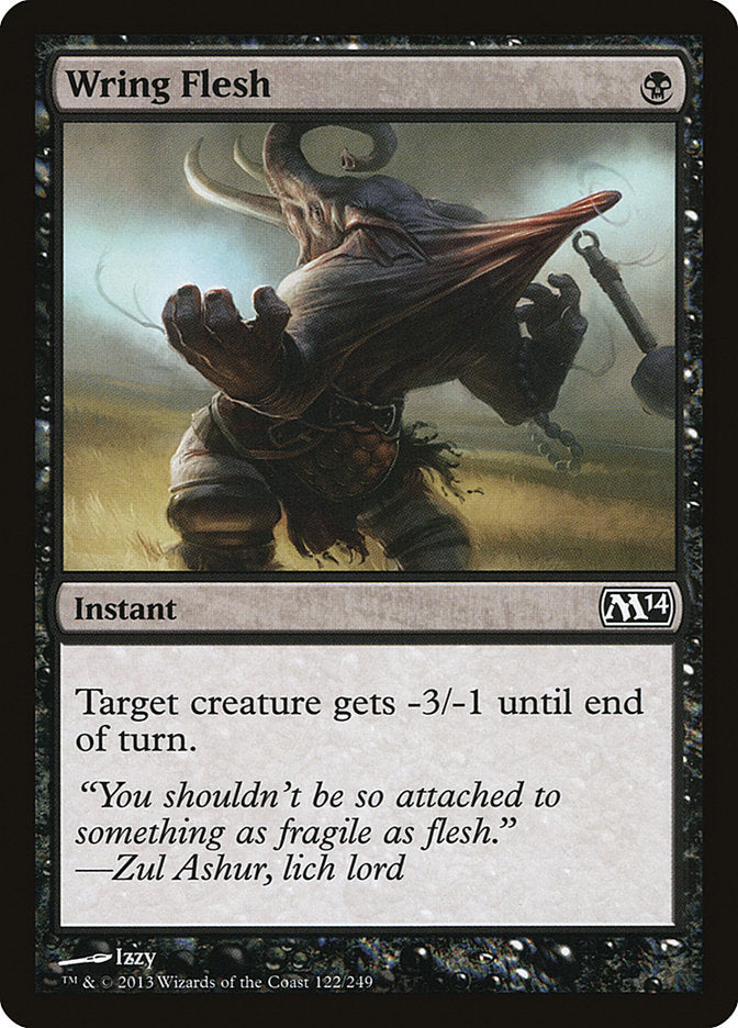 Wring Flesh [Magic 2014] Magic: The Gathering