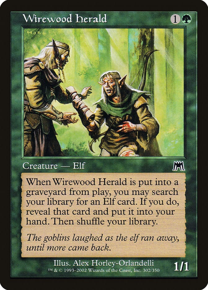 Wirewood Herald [Onslaught] Magic: The Gathering
