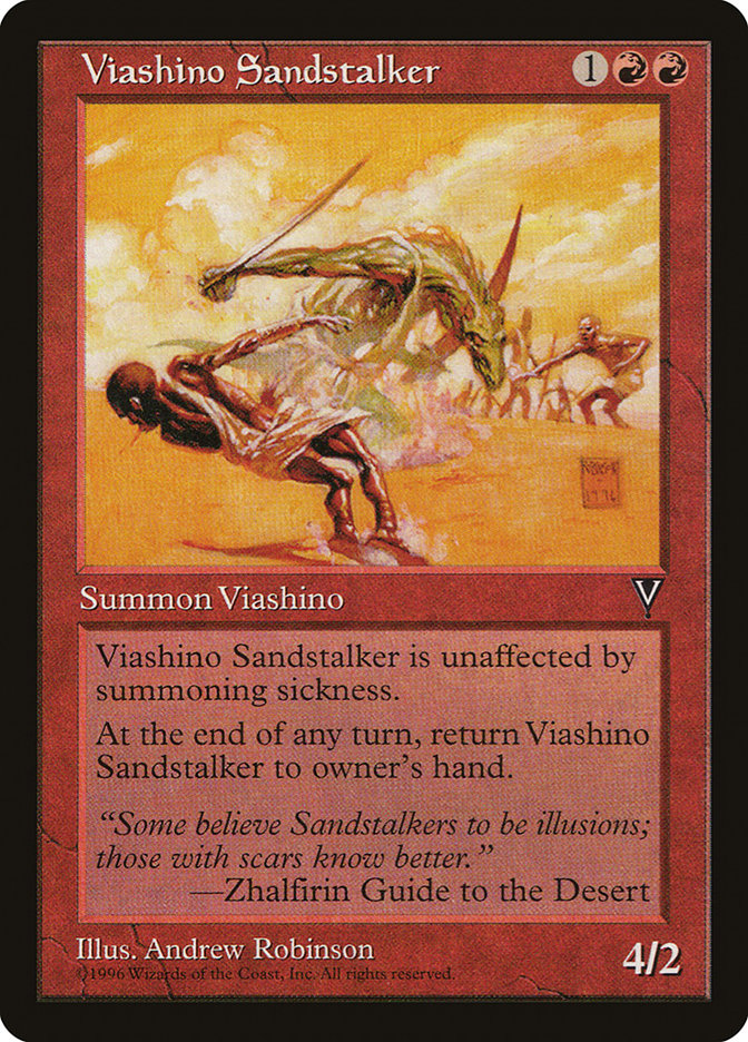 Viashino Sandstalker [Visions] Magic: The Gathering