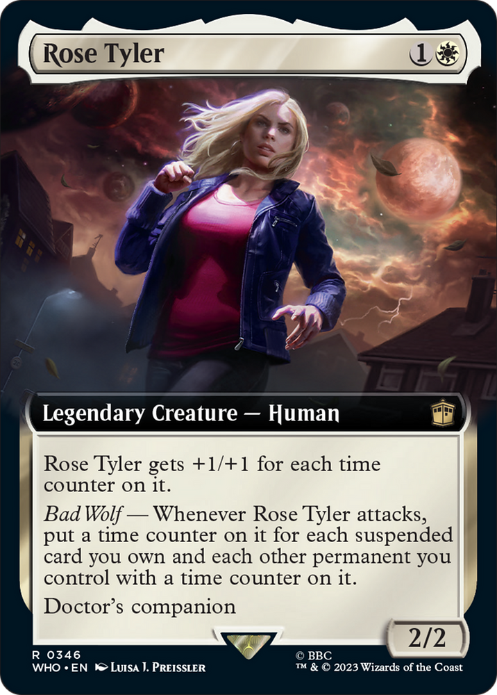 Rose Tyler (Extended Art) [Doctor Who] Magic: The Gathering