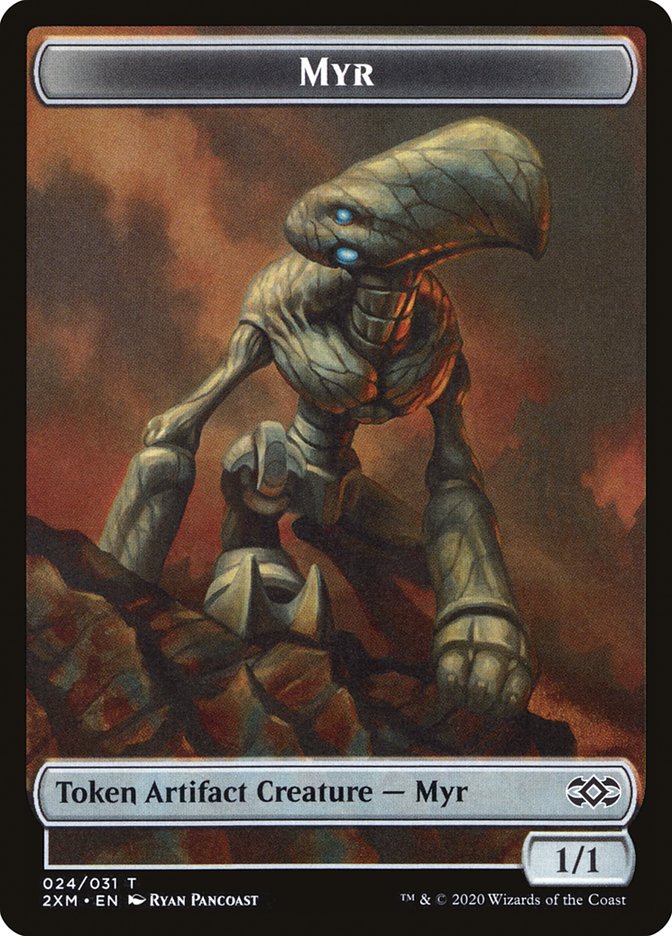 Myr Token (024/031) [Double Masters Tokens] Magic: The Gathering