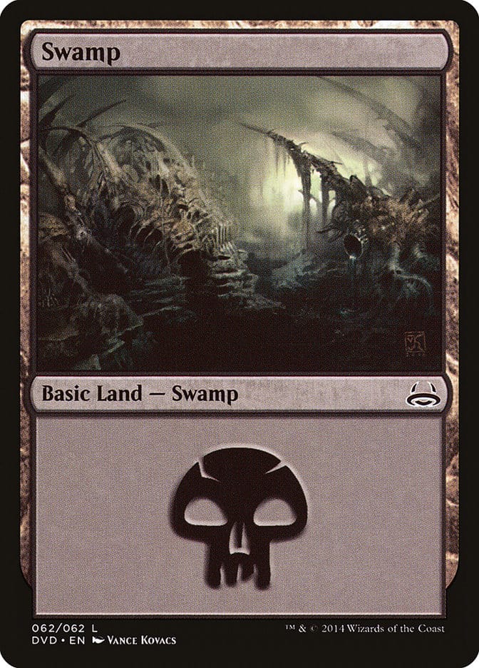 Swamp (62) (Divine vs. Demonic) [Duel Decks Anthology] Magic: The Gathering