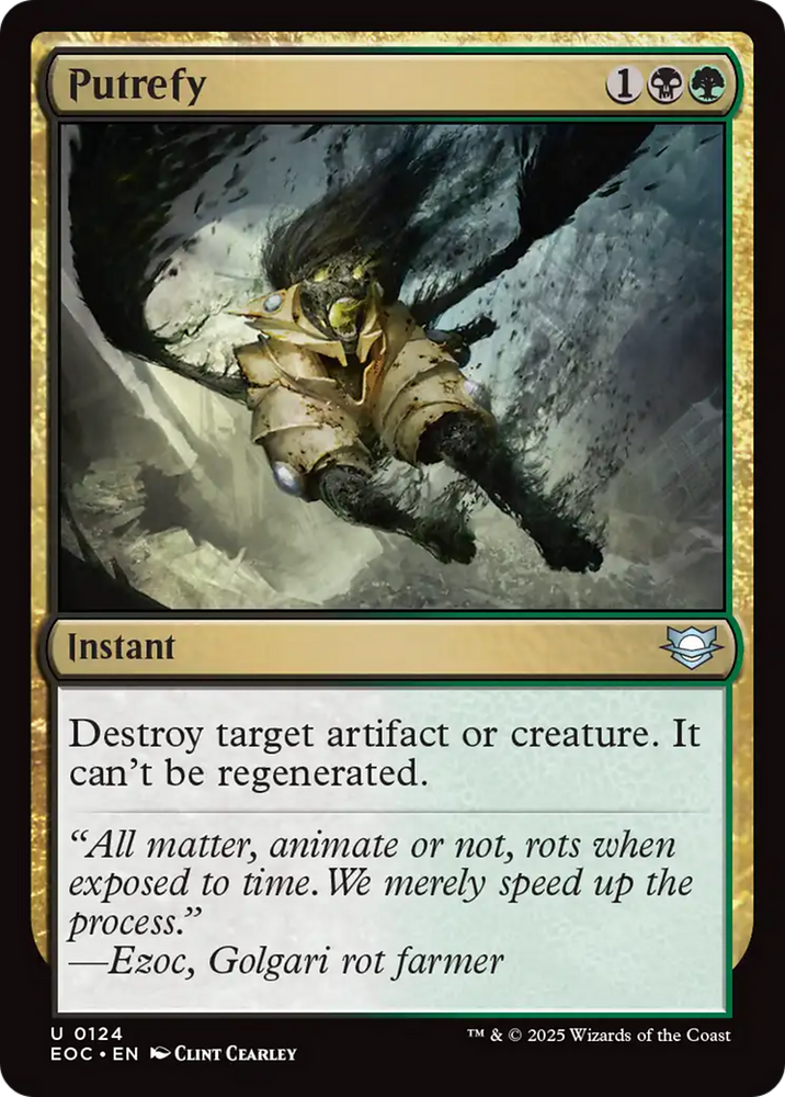 Putrefy [Edge of Eternities Commander] Magic: The Gathering