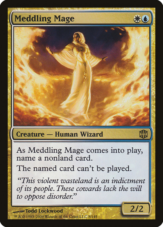 Meddling Mage [Alara Reborn] Magic: The Gathering