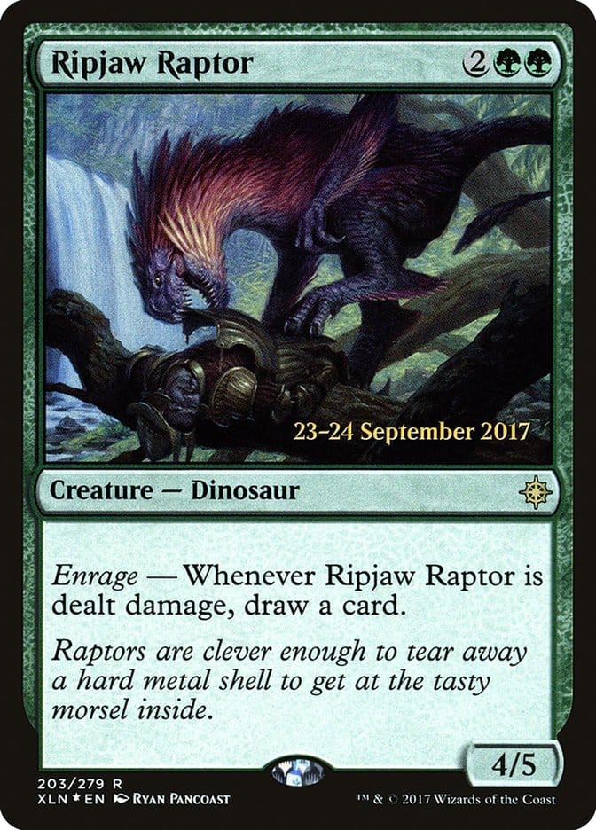 Ripjaw Raptor [Ixalan Prerelease Promos] Magic: The Gathering