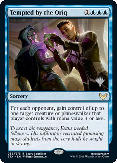 Tempted by the Oriq (Promo Pack) [Strixhaven: School of Mages Promos] Magic: The Gathering