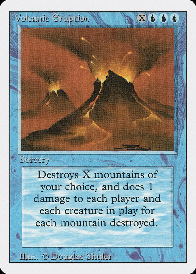 Volcanic Eruption [Revised Edition] Magic: The Gathering