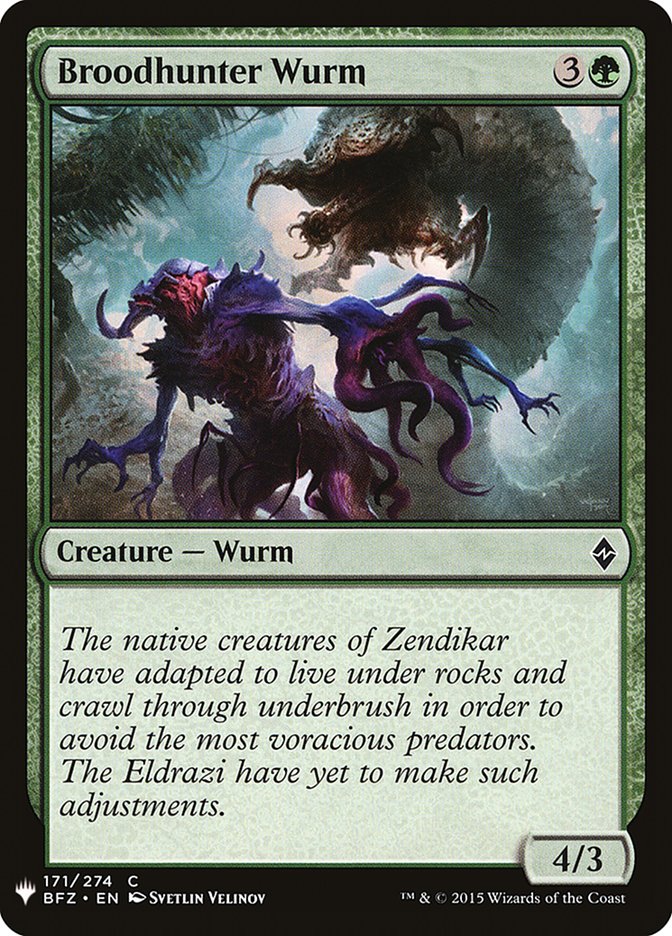 Broodhunter Wurm [Mystery Booster] Magic: The Gathering