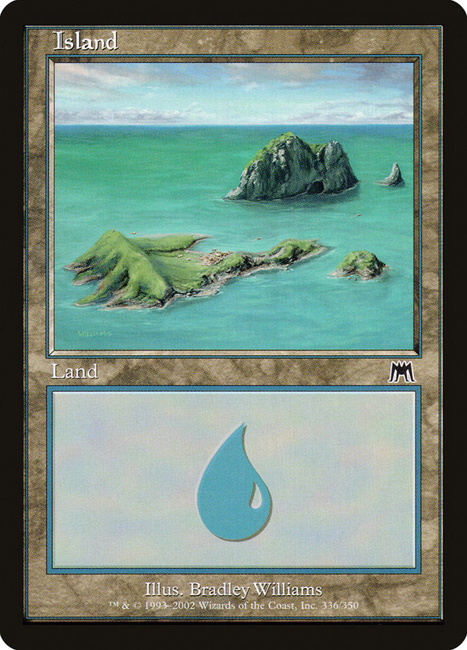 Island (336) [Onslaught] Magic: The Gathering