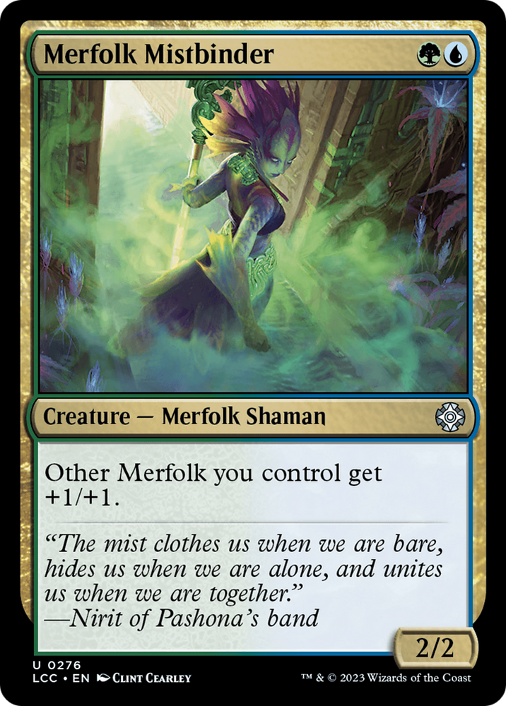 Merfolk Mistbinder [The Lost Caverns of Ixalan Commander] Magic: The Gathering