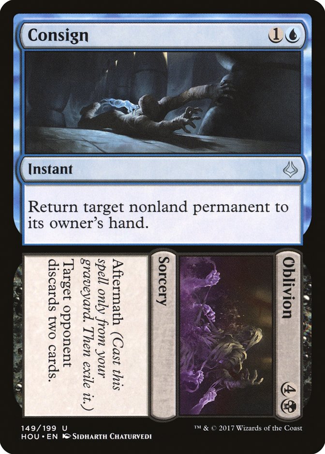 Consign // Oblivion [Hour of Devastation] Magic: The Gathering