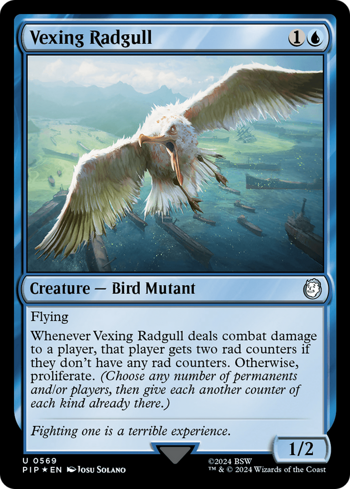 Vexing Radgull (Surge Foil) [Fallout] Magic: The Gathering