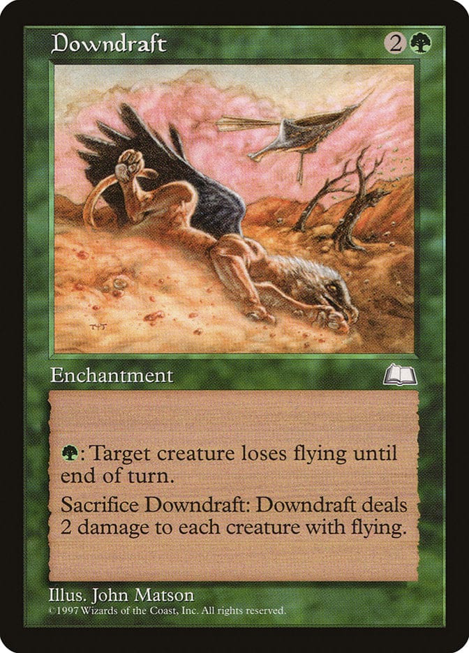 Downdraft [Weatherlight] Magic: The Gathering