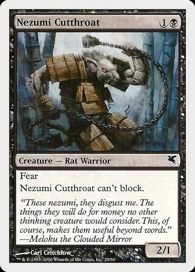Nezumi Cutthroat (29) [Hachette UK] Magic: The Gathering