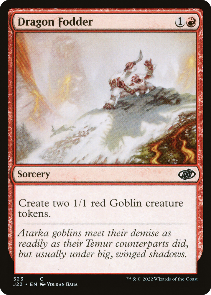Dragon Fodder (523) [Jumpstart 2022] Magic: The Gathering